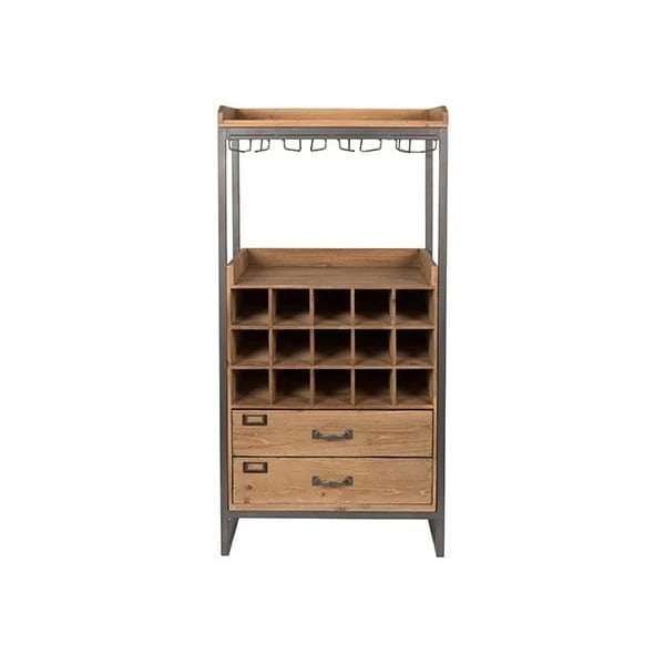 Eglės medienos spinta vynui White Label Edgar