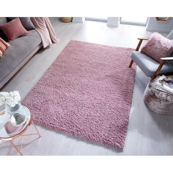Tamsiai rožinis kilimas Flair Rugs Sparks, 60 x 110 cm-image-4
