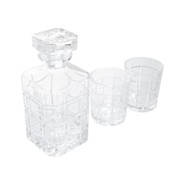 Dekanterio ir 2 stiklinių rinkinys Auclair - Premier Housewares-image-2
