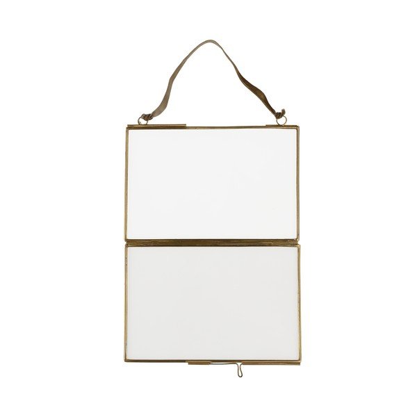 Iš metalo pakabinamas rėmas auksinės spalvos 15x10 cm – Rex London-image-4