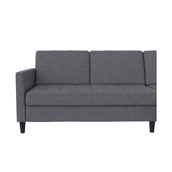Sulankstoma kampinė sofa pilkos spalvos Presley – Støraa-image-2