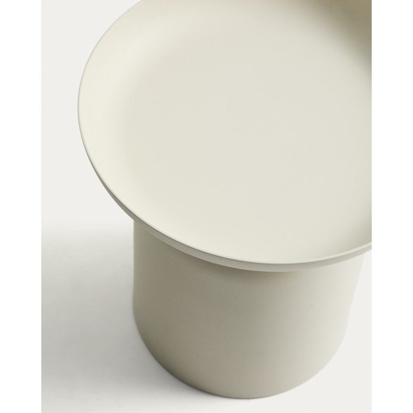 Iš metalo apvalios formos sodo šoninis staliukas ø 45 cm Arcola – Kave Home-image-4