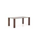 Iš stiklo valgomojo stalas 90x160 cm Adularia – Kave Home