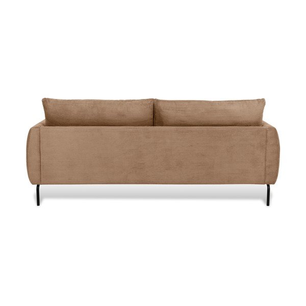 Iš kordinio velveto sofa šviesiai rudos spalvos 212 cm Venray – Scandic-image-2