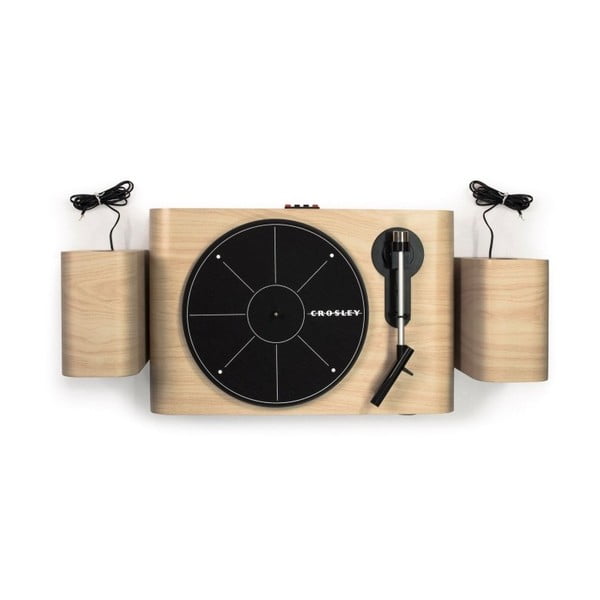 Smėlio ir juodos spalvos "Crosley Gig" patefonas-image-3