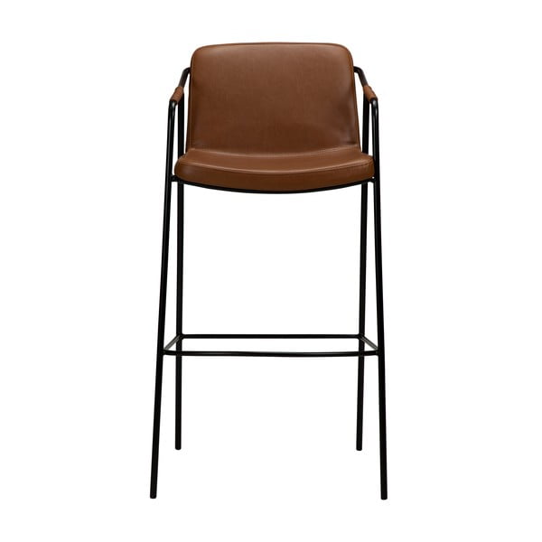 Rudos dirbtinės odos baro kėdė DAN-FORM Denmark Boto, aukštis 105 cm-image-1