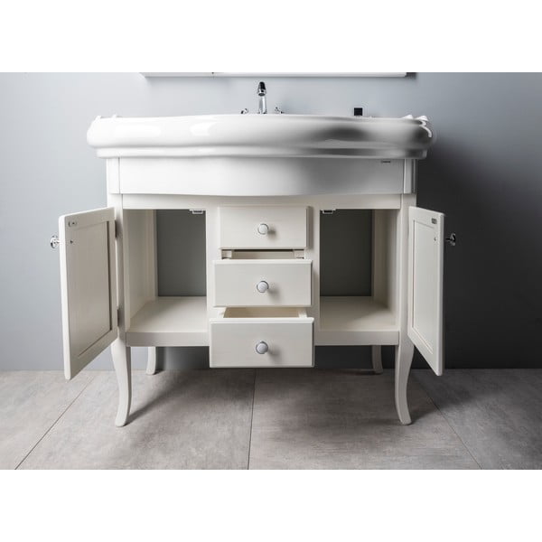 Iš keramikos praustuvas baltos spalvos 100x54,5 cm Retro – Sapho-image-2