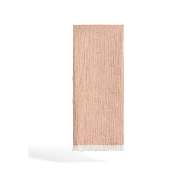 Rausvos spalvos iš muslino vaikiškas pledas 130x170 cm Nafine – Kave Home-image-4