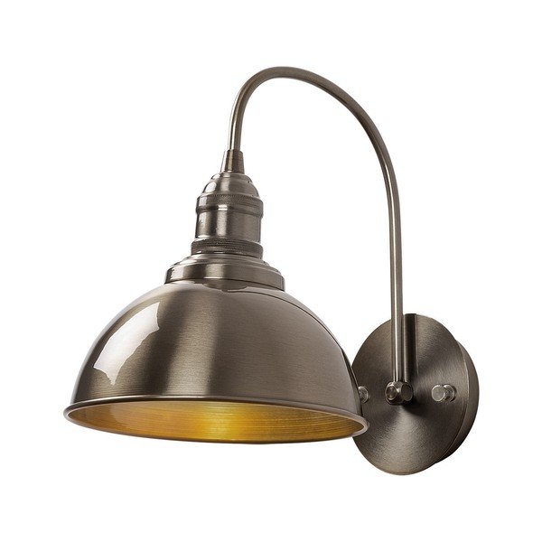 Žalvario spalvos sieninė lempa ø 21 cm Varzan – Opviq lights-image-4