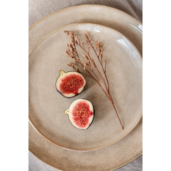 Smėlio spalvos akmens masės pietų servizas 16 vnt. Glosia - Bonami Selection-image-3