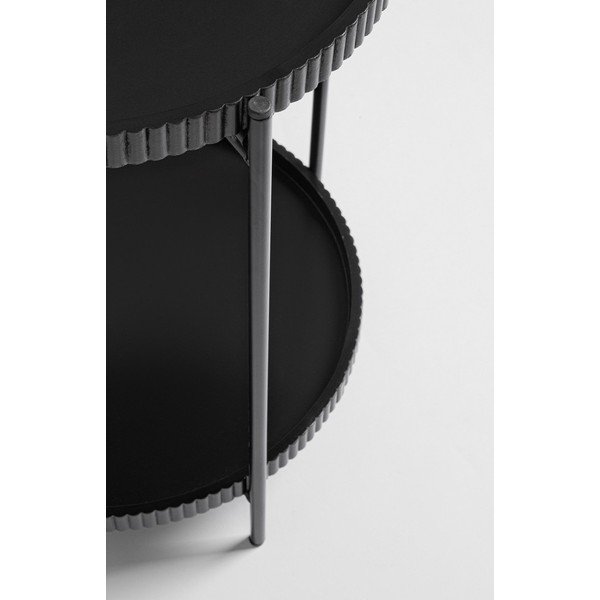 Iš metalo apvalios formos šoninis stalas ø 42 cm Herdys – Yes Everyday-image-2