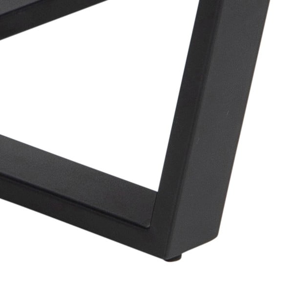 Juodai rudas konferencijų stalas su marmuro apdaila Actona Amble, ⌀ 77 cm-image-4