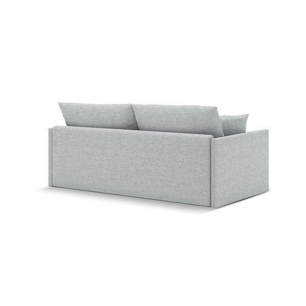 Šviesiai pilkos spalvos sulankstoma sofa iš šenilinio audinio 209 cm Shannon – Cosmopolitan Design-image-4