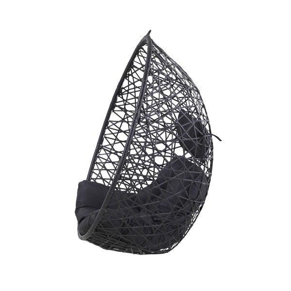 Juoda sodo pakabinama kėdė Bonami Selection Costelo-image-3