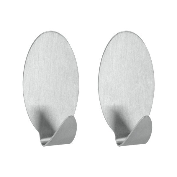 2 lipnių nerūdijančio plieno kabliukų rinkinys Metaltex Mia-image-1