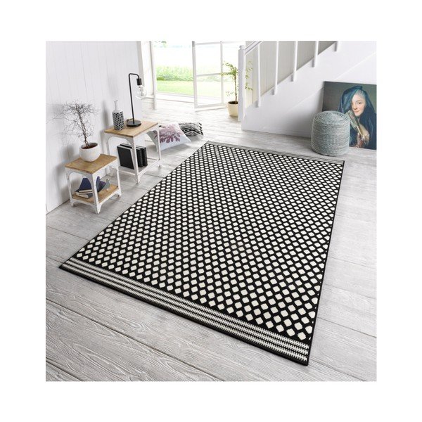 Juodai baltas kilimas Zala Living Spot, 70 x 140 cm-image-3