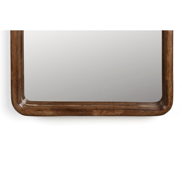 Sieninis veidrodis su medžio masyvo rėmu 34x120 cm Nyko – White Label-image-3