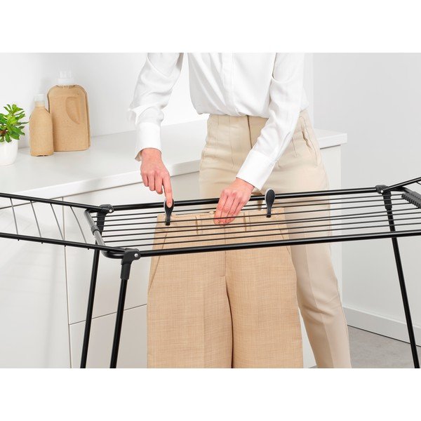 Matinės juodos spalvos skalbinių džiovykla 18 m HangOn Too – Brabantia-image-2