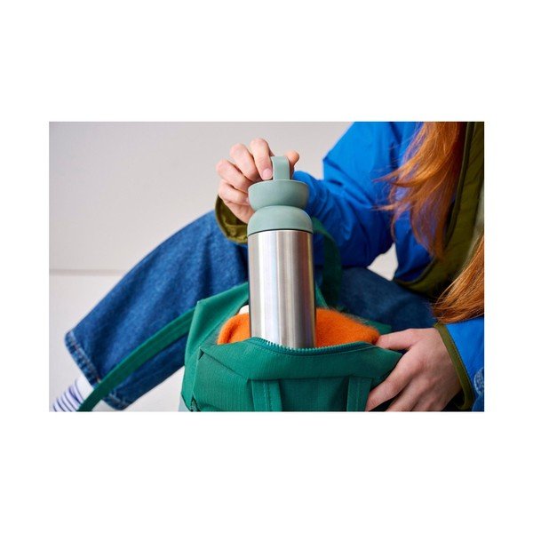 Sidabrinės spalvos/šalavijo spalvos iš nerūdijančio plieno termosas 500 ml Ellipse – Mepal-image-2