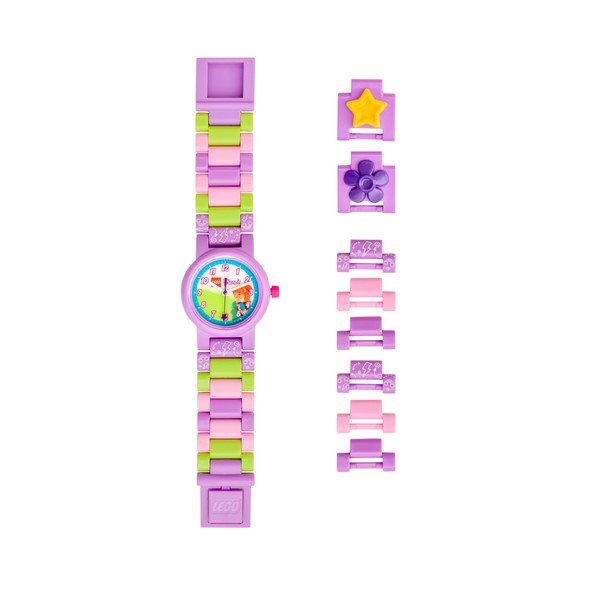 Violetinės spalvos rankinis laikrodis su atlenkiamu dirželiu LEGO® Friends Mia-image-4