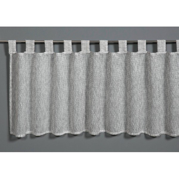 Pilka užuolaida 45x140 cm Jacquard-Voile - Gardinia