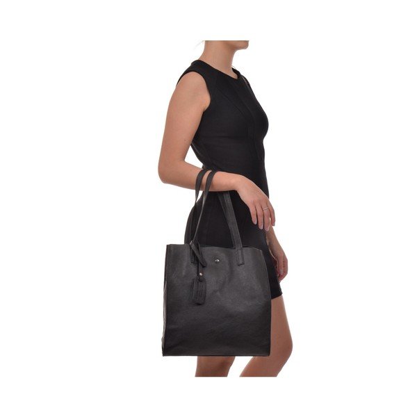 Juoda odinė Isabella Rhea Tote Bag-image-2