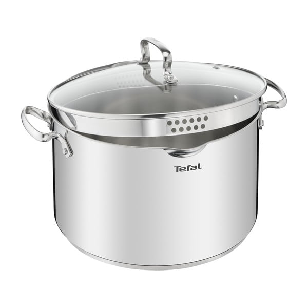 Indukcinis nerūdijančio plieno puodas su dangčiu 10 l Duetto+ - Tefal-image-1