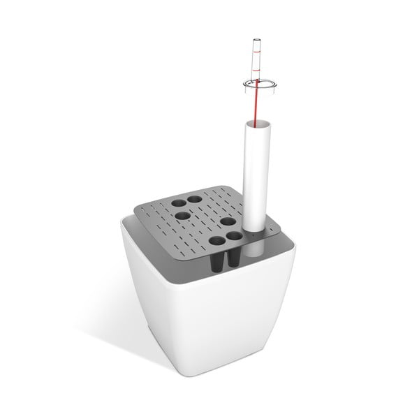 Antracito pilkos spalvos savaiminio laistymo vazonas Flower Lover Quadrato, 18 x 18 cm-image-3