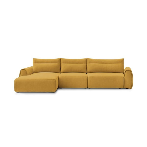 Kampinė sofa ochros spalvos Aden – Bobochic Paris