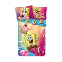 Viengulė vaikiška patalynė iš medvilnės 140x200 cm Sponge Bob – Jerry Fabrics