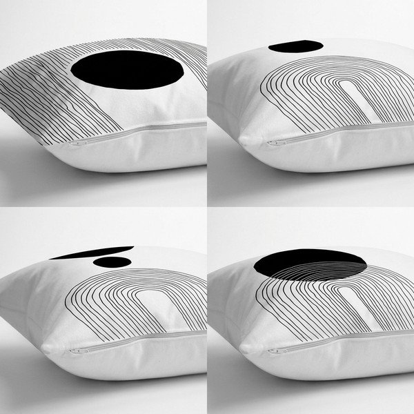 Dekoratyviniai pagalvių užvalkalai 4 vnt. 43x43 cm Simple Arch – Minimalist Cushion Covers-image-1
