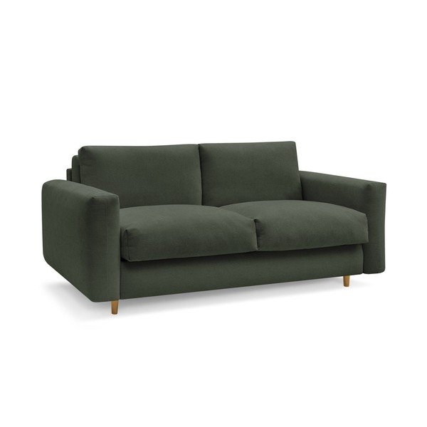 Žalios spalvos sofa miegojimui/sulankstoma 220 cm Cocoone – Bobochic Paris-image-2