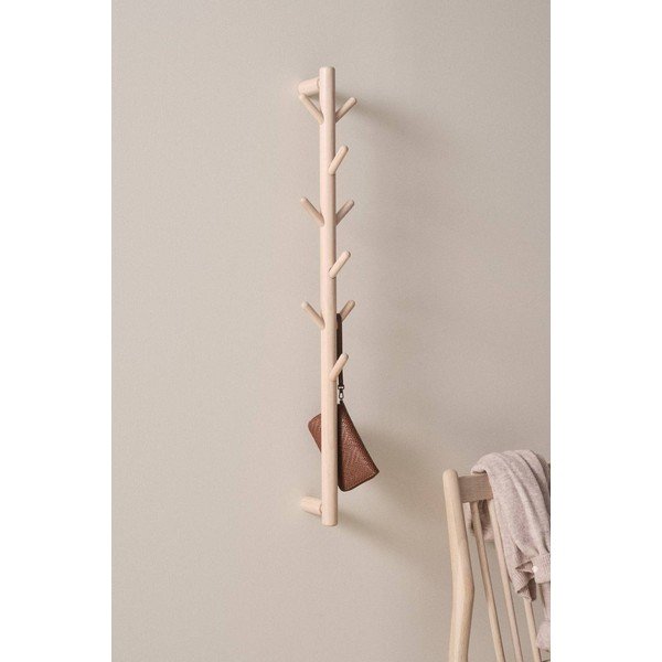 Šviesios natūralios spalvos iš pušies masyvo sieninė lentyna 21 cm Eddison – Jotex-image-1