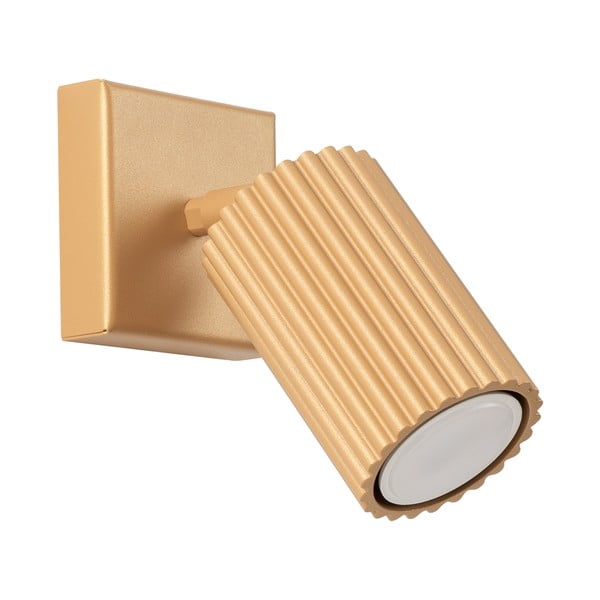 Auksinės spalvos taškinis šviestuvas 8x16 cm Gleam – Sollux