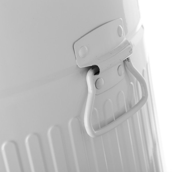 Balta metalinė šiukšlių dėžė Casa Selección, 20 L-image-2