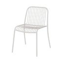 Šviesiai pilkos spalvos metalinė sodo kėdė Yua Wire – Blomus