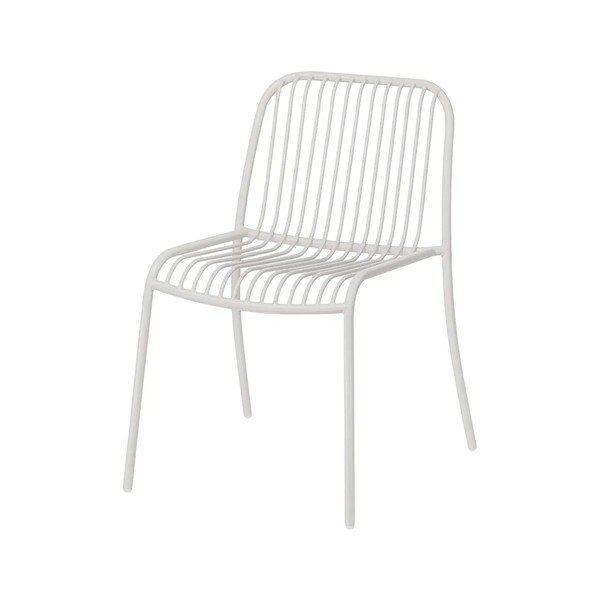 Šviesiai pilkos spalvos metalinė sodo kėdė Yua Wire – Blomus