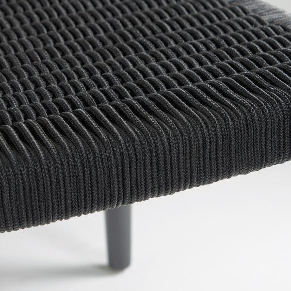 Juoda sodo kėdė iš eukalipto medienos Kave Home Glynis-image-4