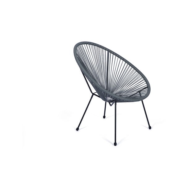 Pilkas sodo krėslas iš dirbtinio ratano Bonami Selection Avocado-image-1