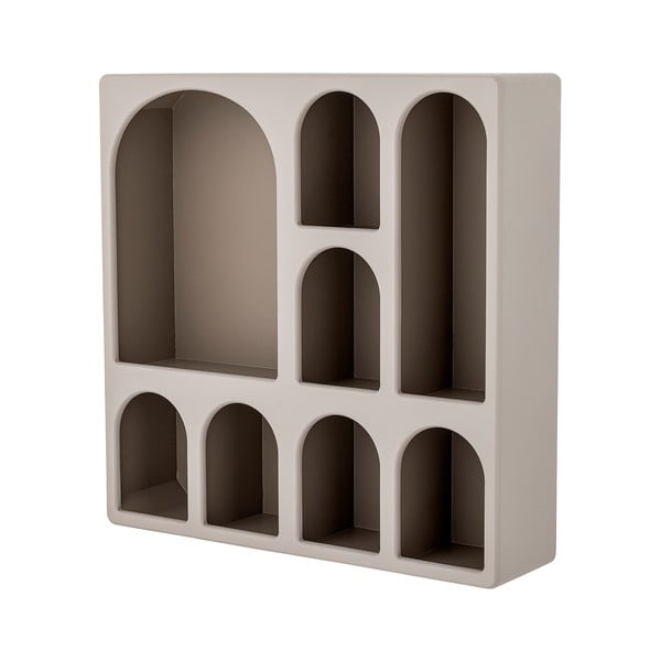 Pilkai smėlinės spalvos kelių aukštų sieninė lentyna 48 cm Graphia – Bloomingville-image-2