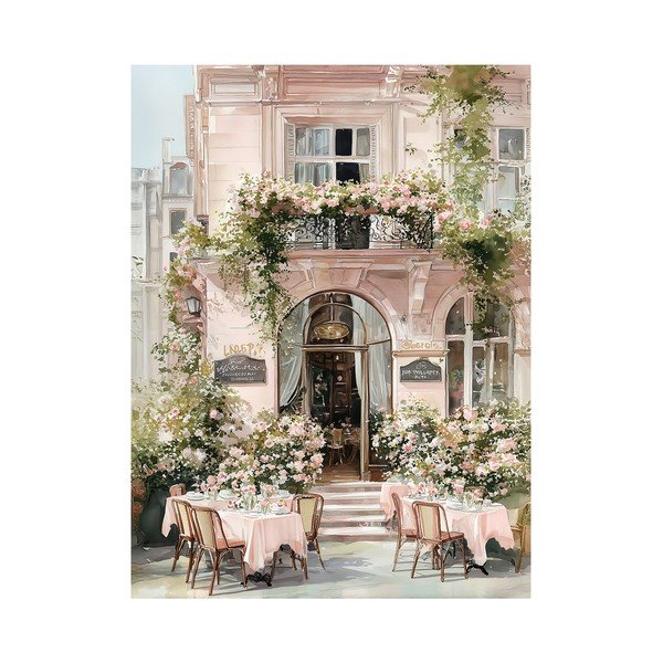 Paveikslas 60x80 cm Café de Fleurs – Styler