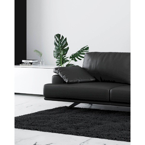Sofa tamsiai pilkos spalvos iš odos 220 cm Prado – MESONICA-image-4