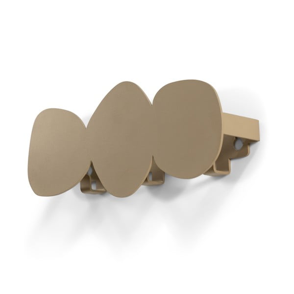 Smėlio spalvos iš metalo sieninė lentyna 35 cm Tumulo – Spinder Design-image-2