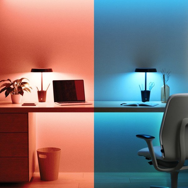 Stalinis šviestuvas matinės juodos spalvos LED (aukštis 31 cm) Cup – Umbra-image-1