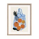 Spausdintas paveikslas su rėmeliu 30x40 cm Summer Fruit – Styler