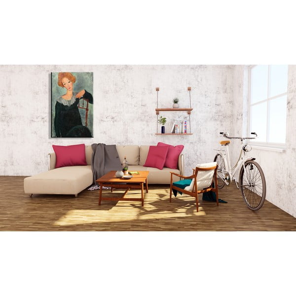 Amedeo Modigliani reprodukcija Woman with Red Hair, 60 x 40 cm-image-1