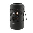 Juoda dujinė lempa Cosi Drop, aukštis 37 cm