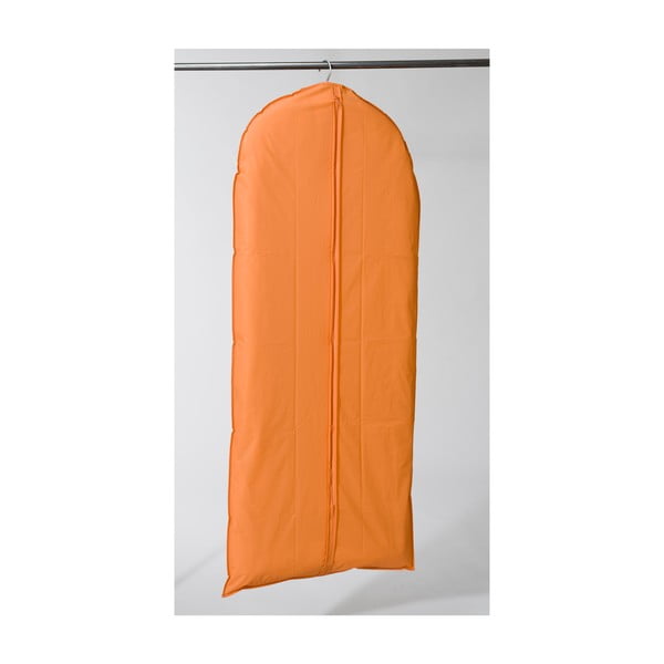 Drabužis Oranžinis tekstilinis pakabinamas suknelės užvalkalas, 137 cm