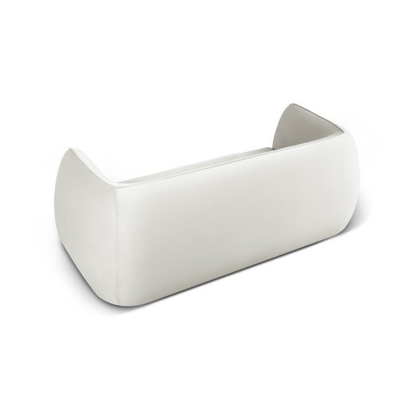 Sofa smėlio spalvos iš velveto 190 cm Lando – Micadoni Home-image-3