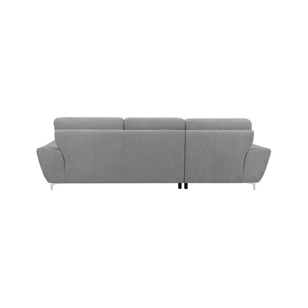 Šviesiai pilka "Windsor & Co Sofas Omega" sofa lova, dešinysis kampas-image-2